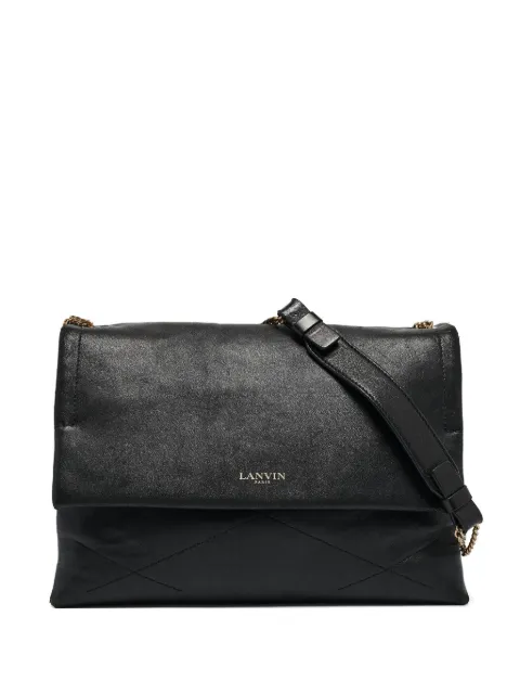Lanvin Pre-Owned キルティングレザー ショルダーバッグ