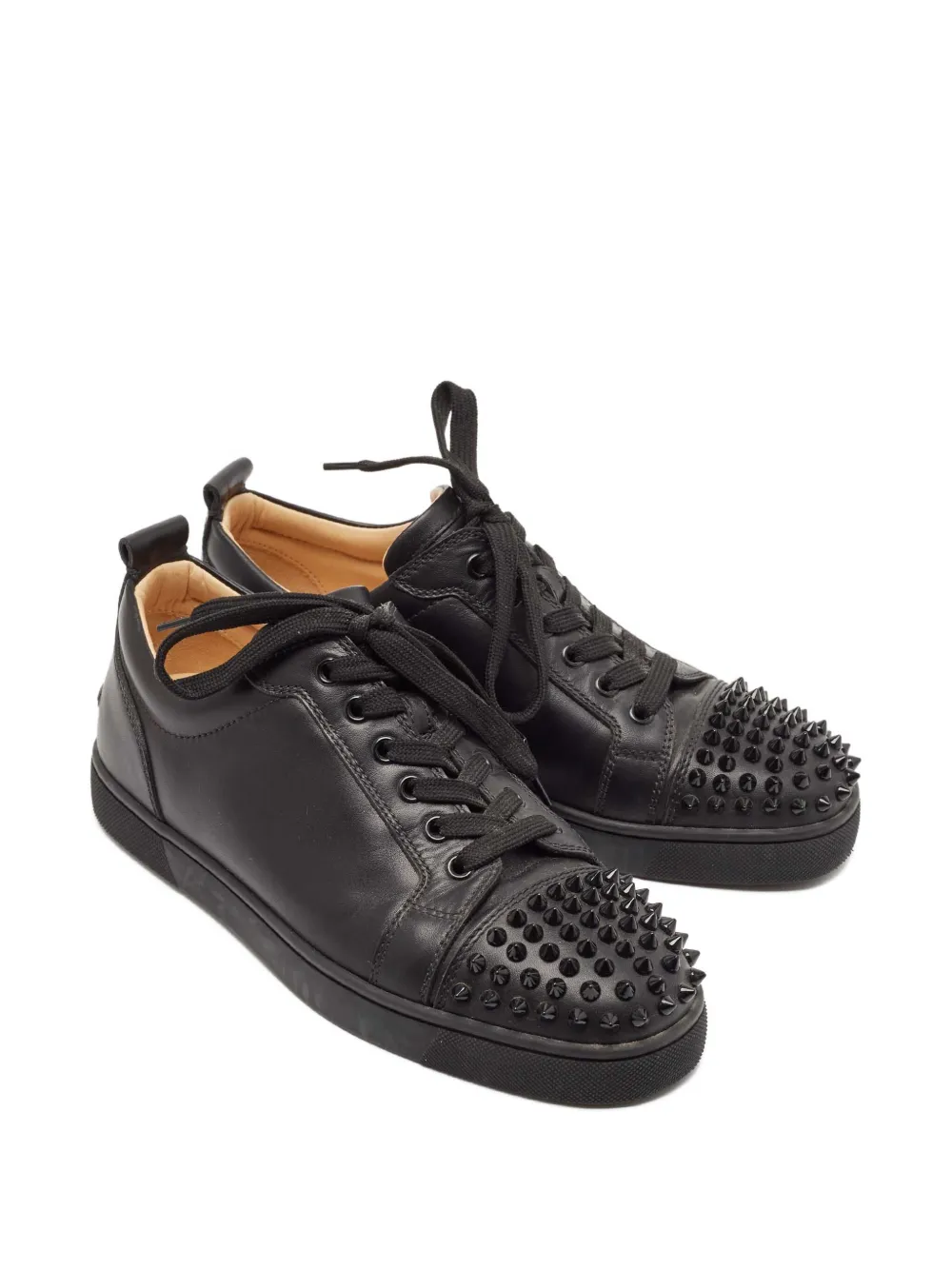 Christian Louboutin Pre-Owned leather studded sneakers | Image 2