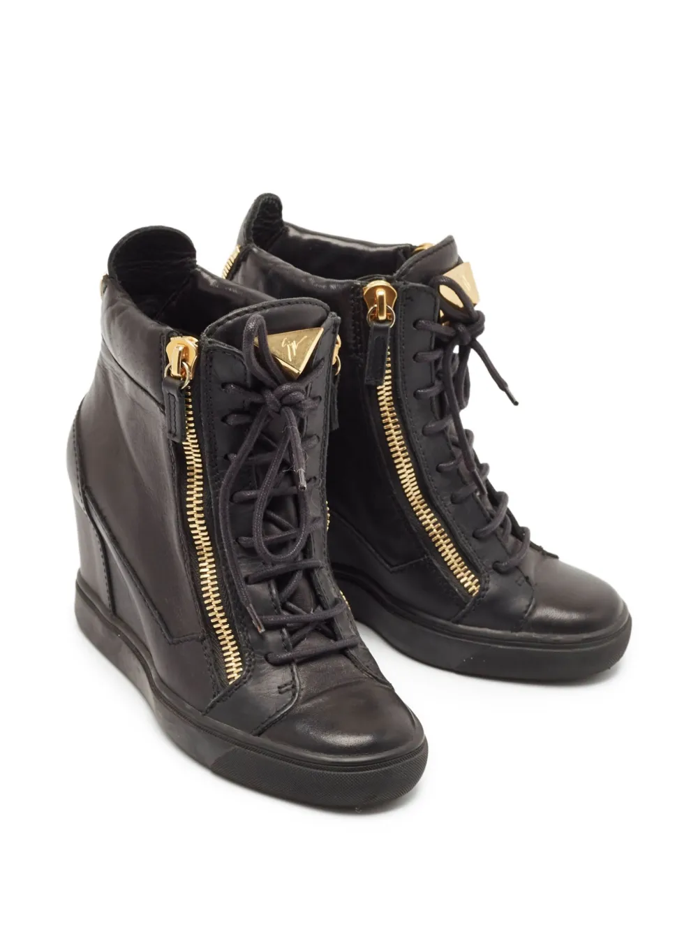 Giuseppe Zanotti Vintage zippered wedge ankle boots | Shoes | Image 2