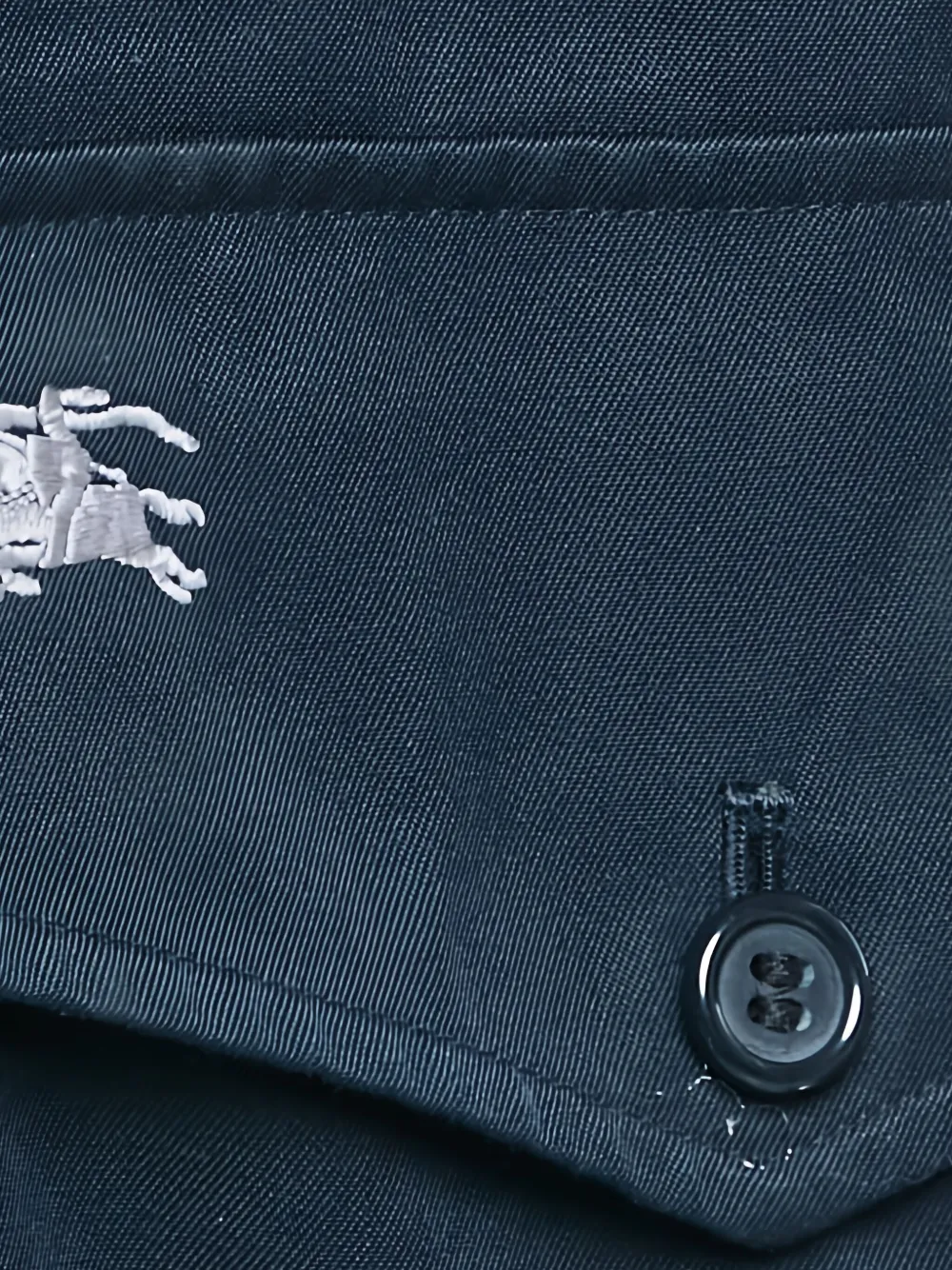 Pre-owned Burberry Prorsum Button-up Jacket In Blue