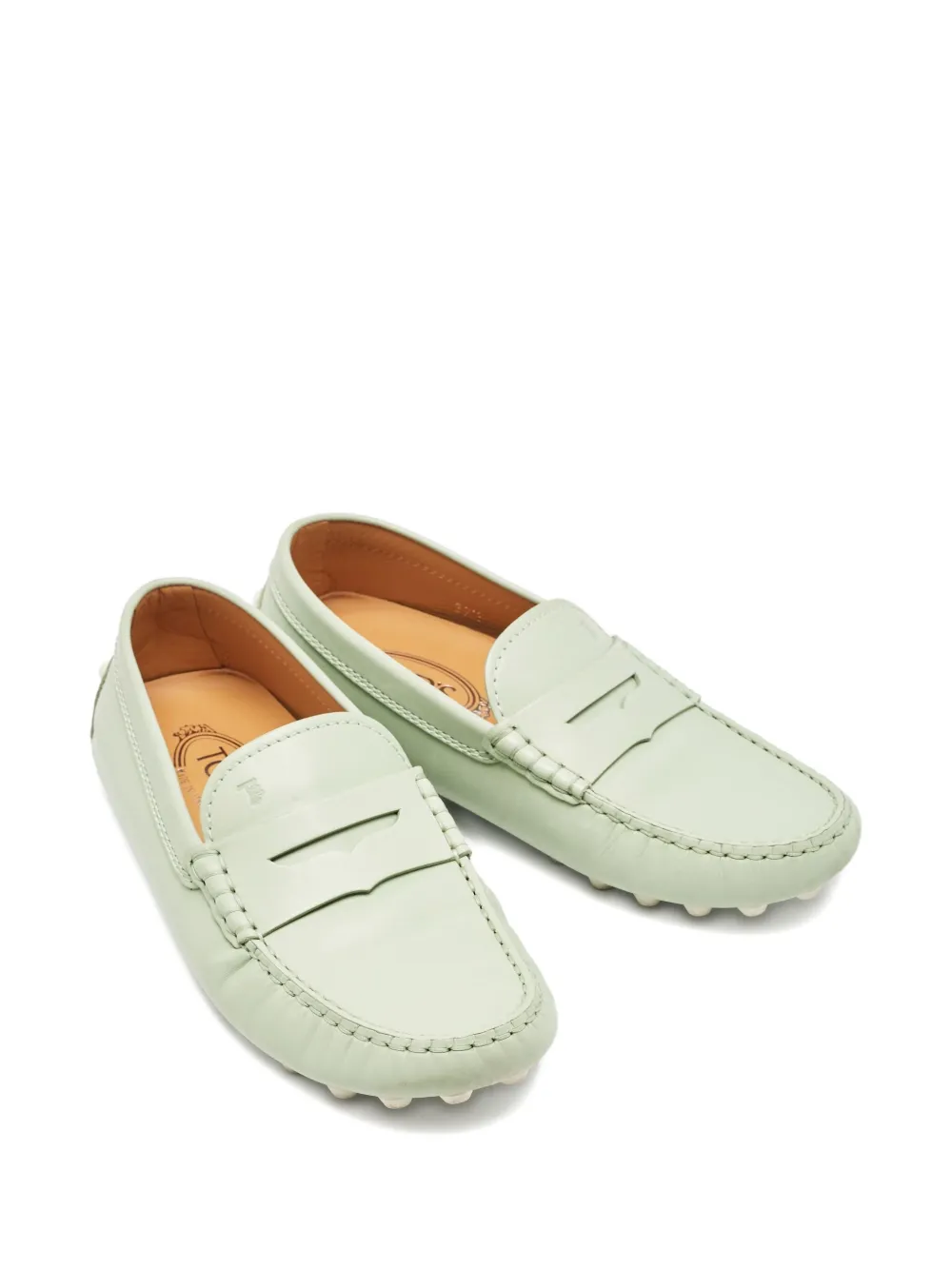 Tod's Vintage 2024 leren loafers - Groen