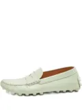 Tod's Vintage 2024 leather pebble loafers - Green