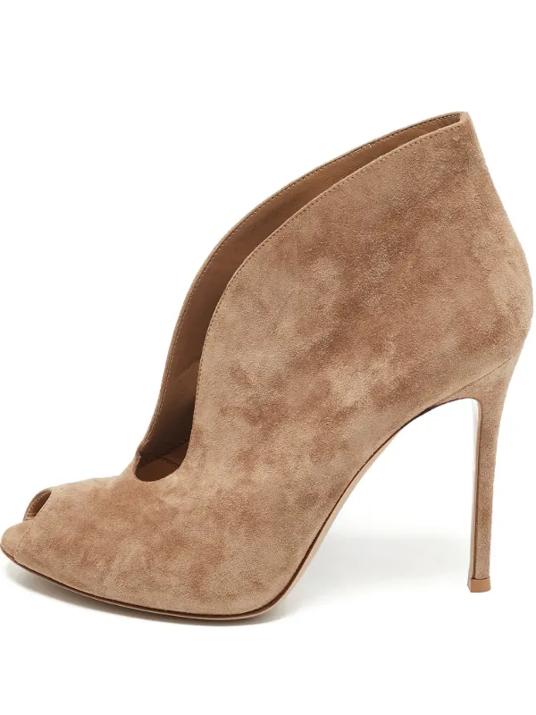 Gianvito Rossi peep-toe stiletto booties