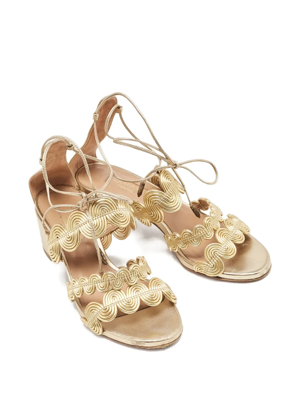 Aquazzura Pre-owned 50mm leather sandals | Image 2