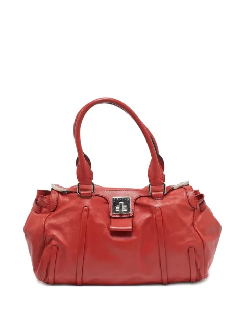 Céline Pre-Owned leather satchel bag