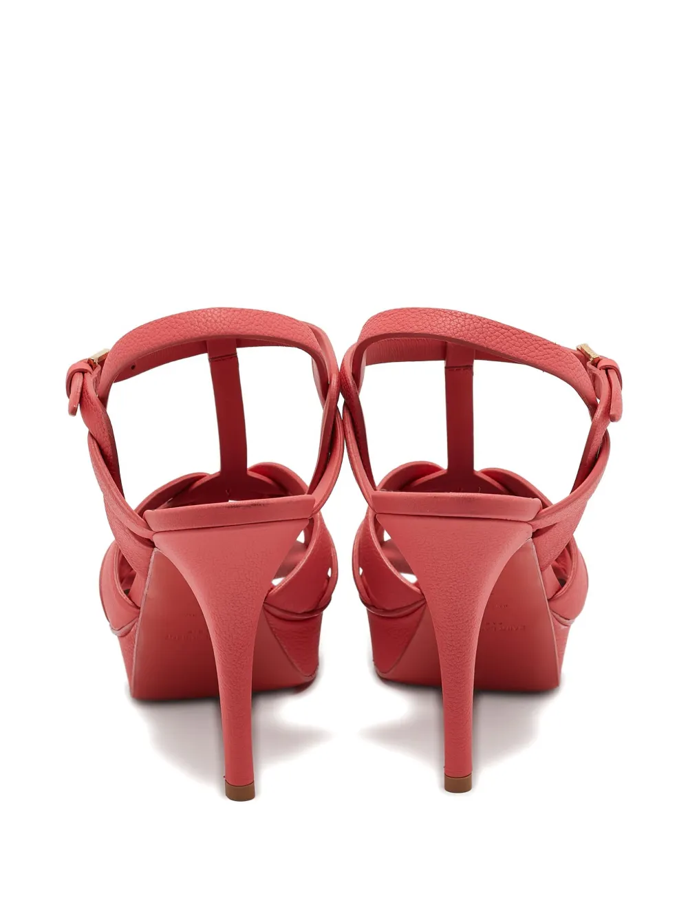 Pre-owned Saint Laurent T-strap Platform Sandals