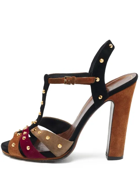 Gucci Pre-Owned 130mm leather heeled sandals
