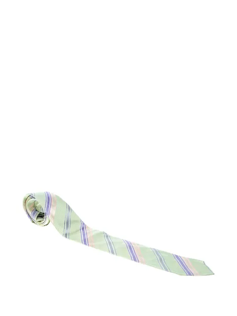 Giorgio Armani Pre-Owned Seidenkrawatte mit diagonalen Streifen