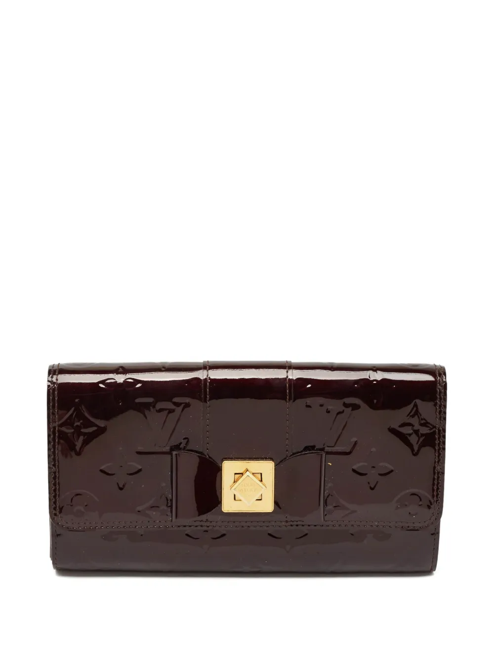 Louis Vuitton Pre-Owned Vernis Sarah wallet - ブラウン Louis Vuitton Pre-Owned Vernis Sarah wallet - ブラウン