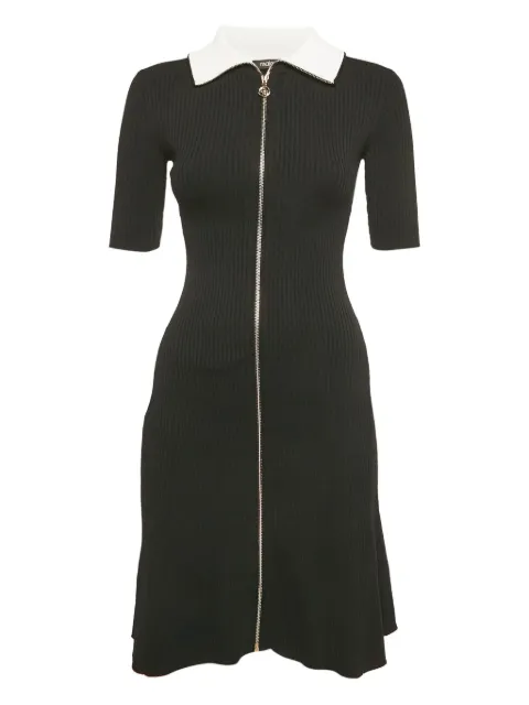 Maje pre-owned ribbed zip-up dress