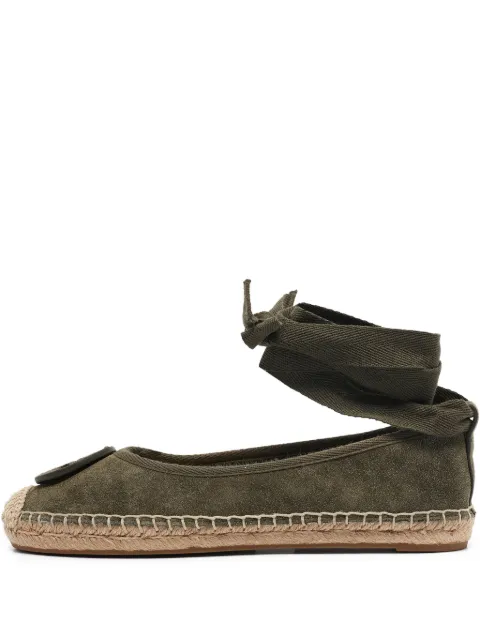Tory Burch pre-owned suede espadrilles