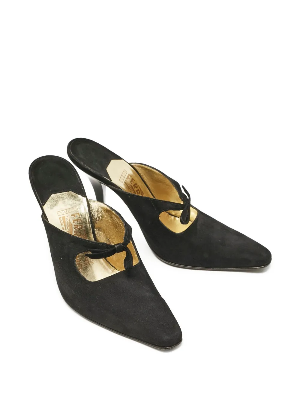 Ferragamo Pre-Owned 105mm leather mules | Image 2