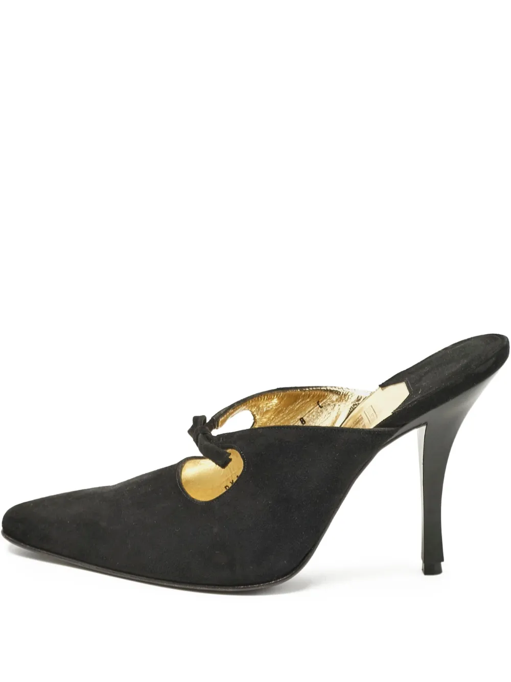 Ferragamo Pre-Owned 105mm leather mules | Black | Image 1