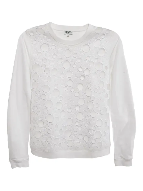 Kenzo Pre-Owned cotton cut-out sweatshirt