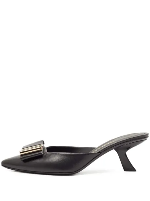 Ferragamo Pre-Owned 70mm leather mules