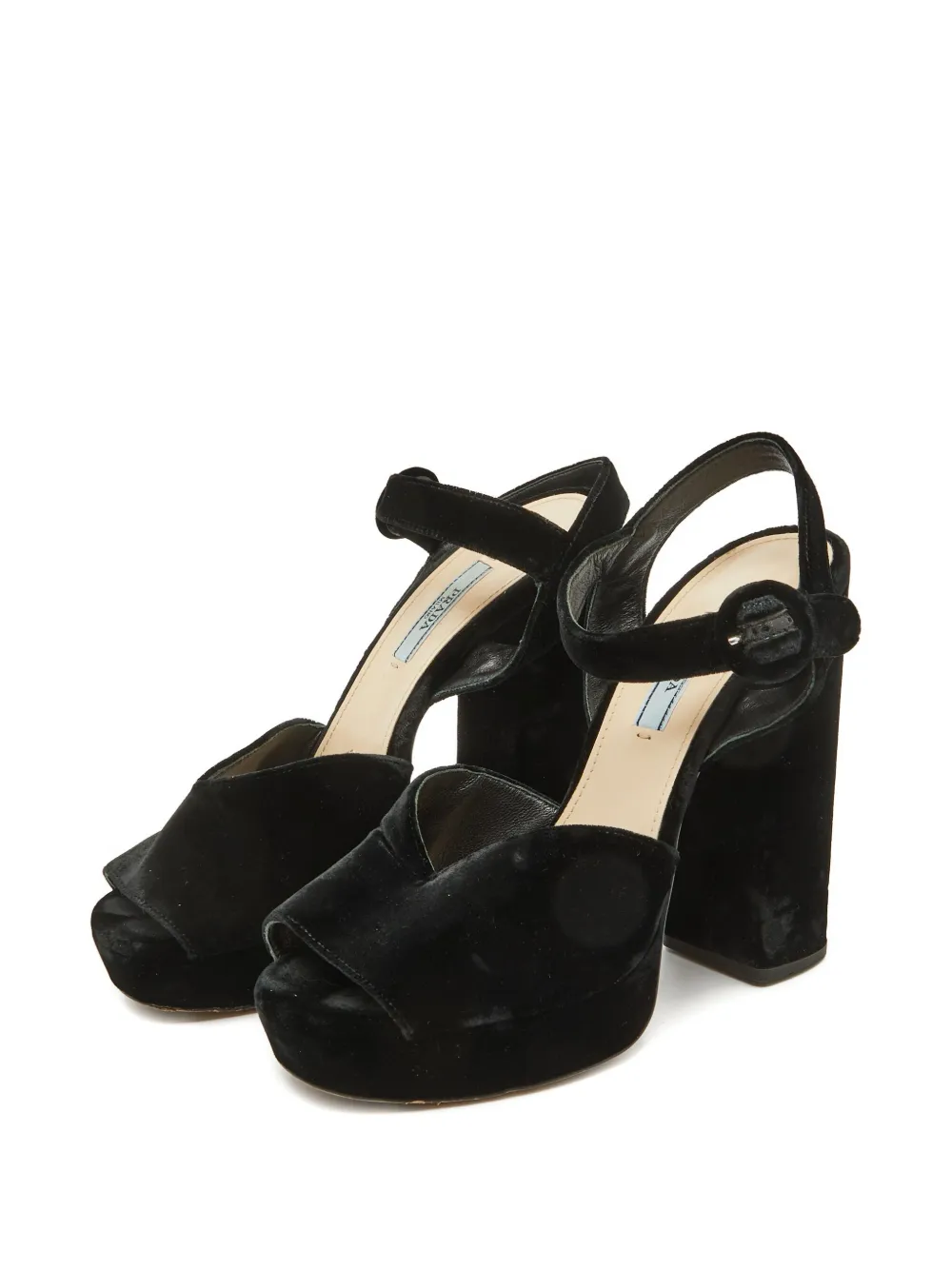 Prada Pre-Owned 130mm leather heeled sandals | Image 2