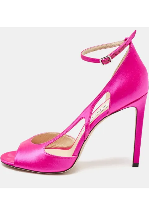 Jimmy Choo Pre-Owned 100mm leather heeled sandals