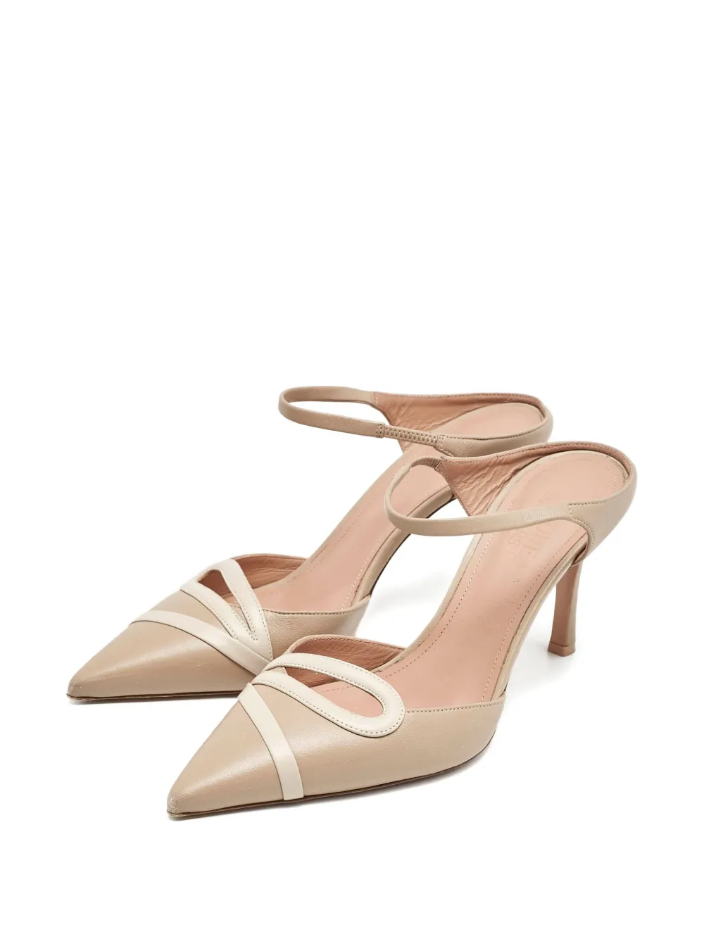 Malone Souliers pre-owned 80mm leather strapped pumps | Heeled Pumps | Image 2