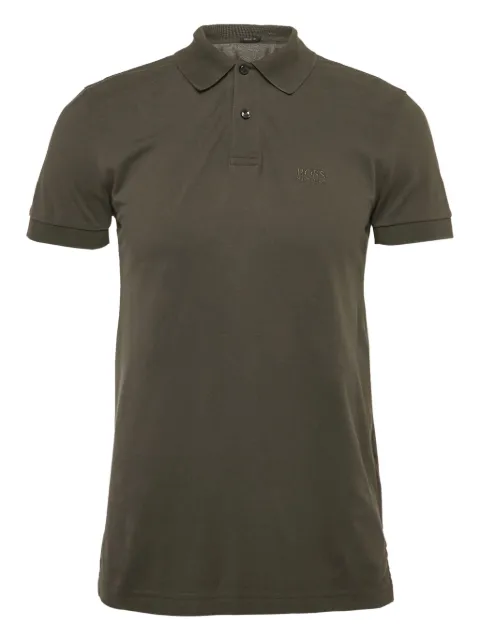 BOSS pre-owned cotton polo shirt