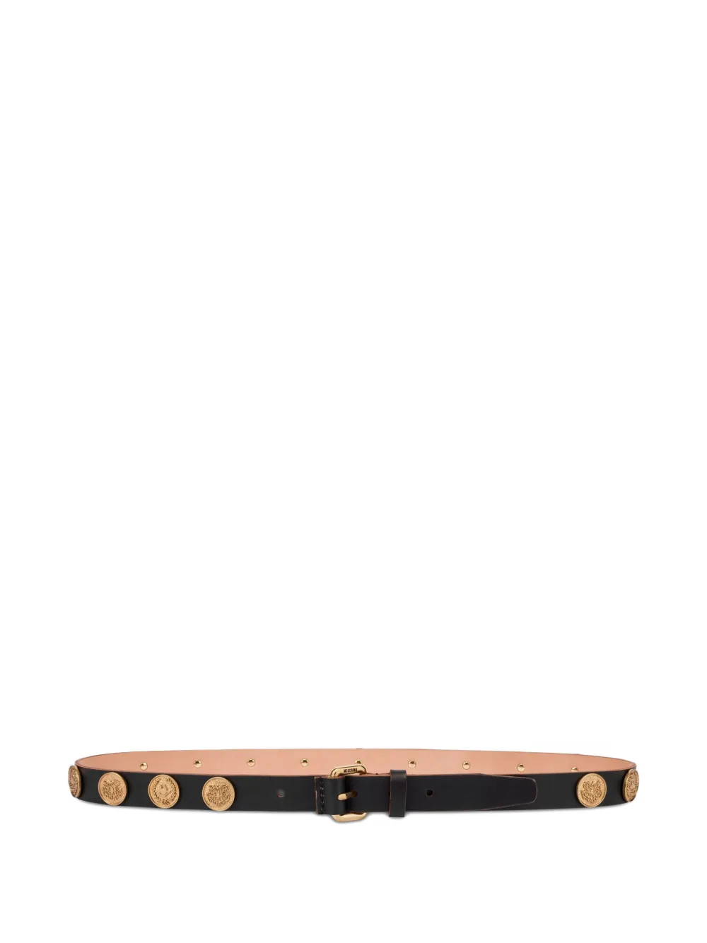 Moschino Riem verfraaid met medaillon Zwart