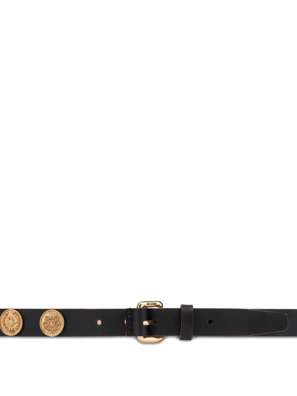 Moschino Riem verfraaid met medaillon Zwart