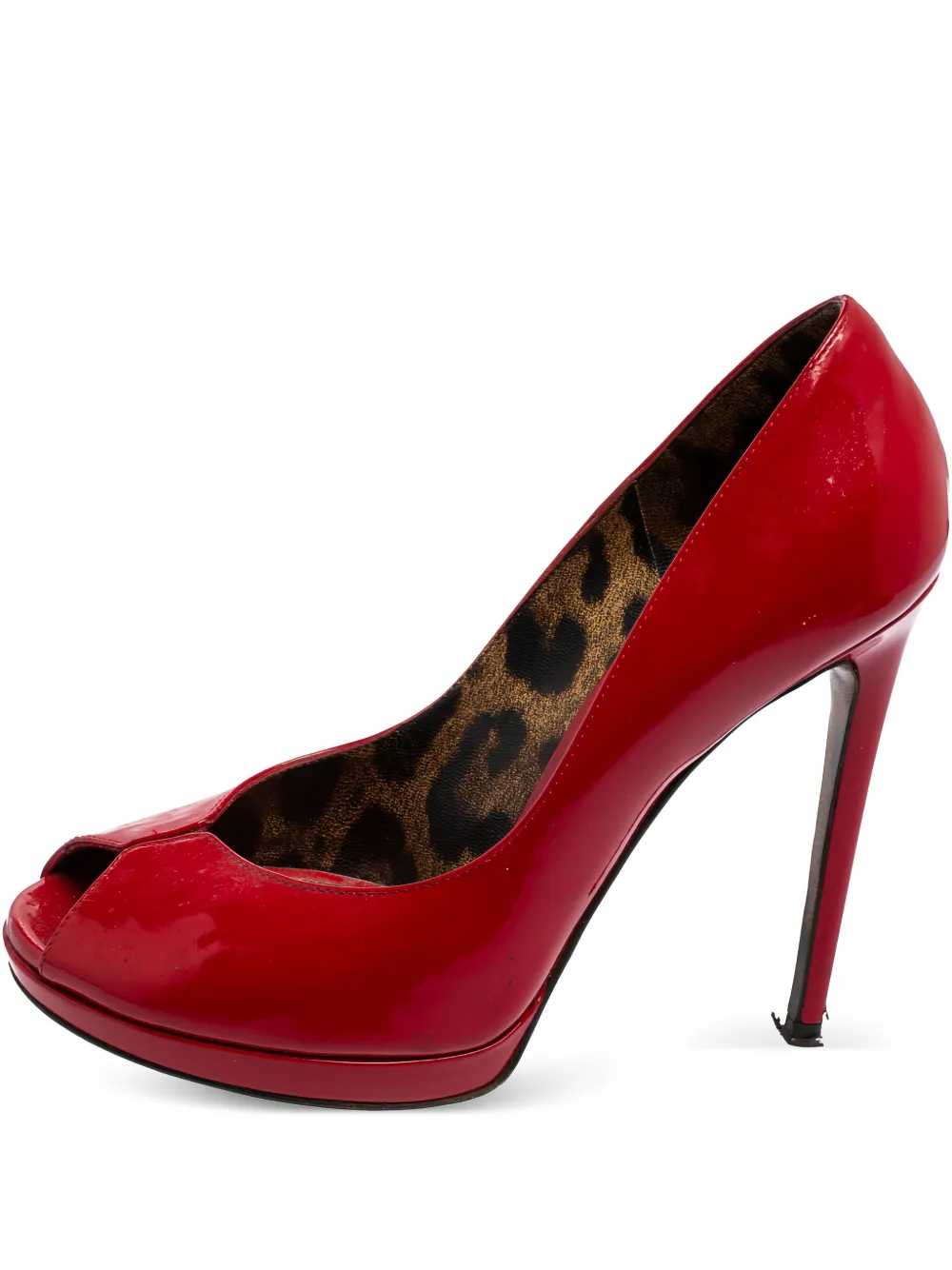 Dolce & Gabbana Pre-Owned zapatillas con peep-toe y tacón de 110mm | rojo | Image 1