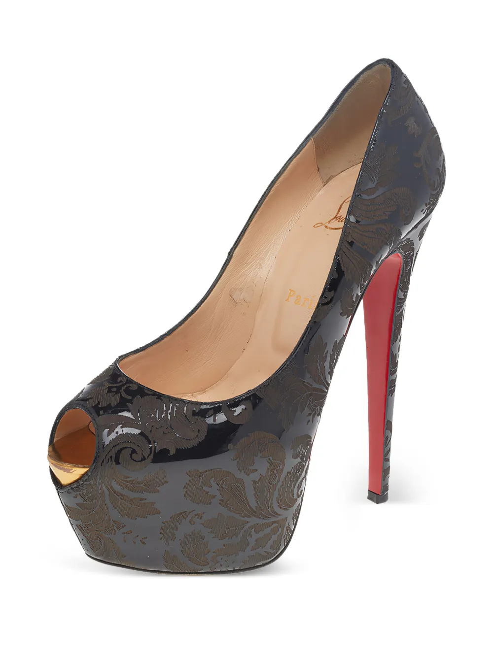Christian Louboutin Pre-Owned zapatillas con acabado de charol | Zapatos | Image 2