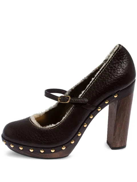 Dolce & Gabbana Pre-Owned 120mm leather heeled pumps