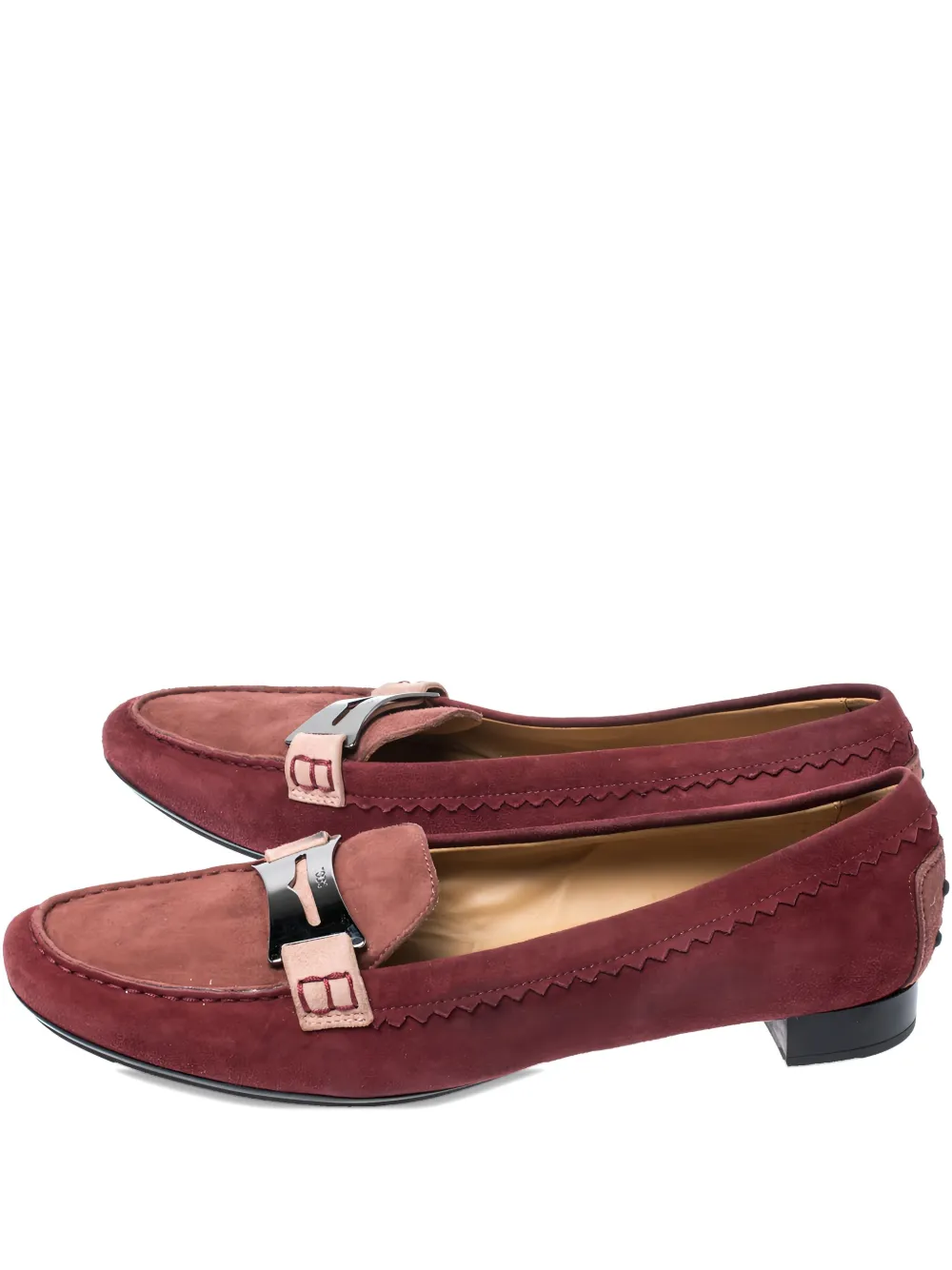 Tod's スエード ペニーローファー - レッド Tod's スエード ペニーローファー - レッド