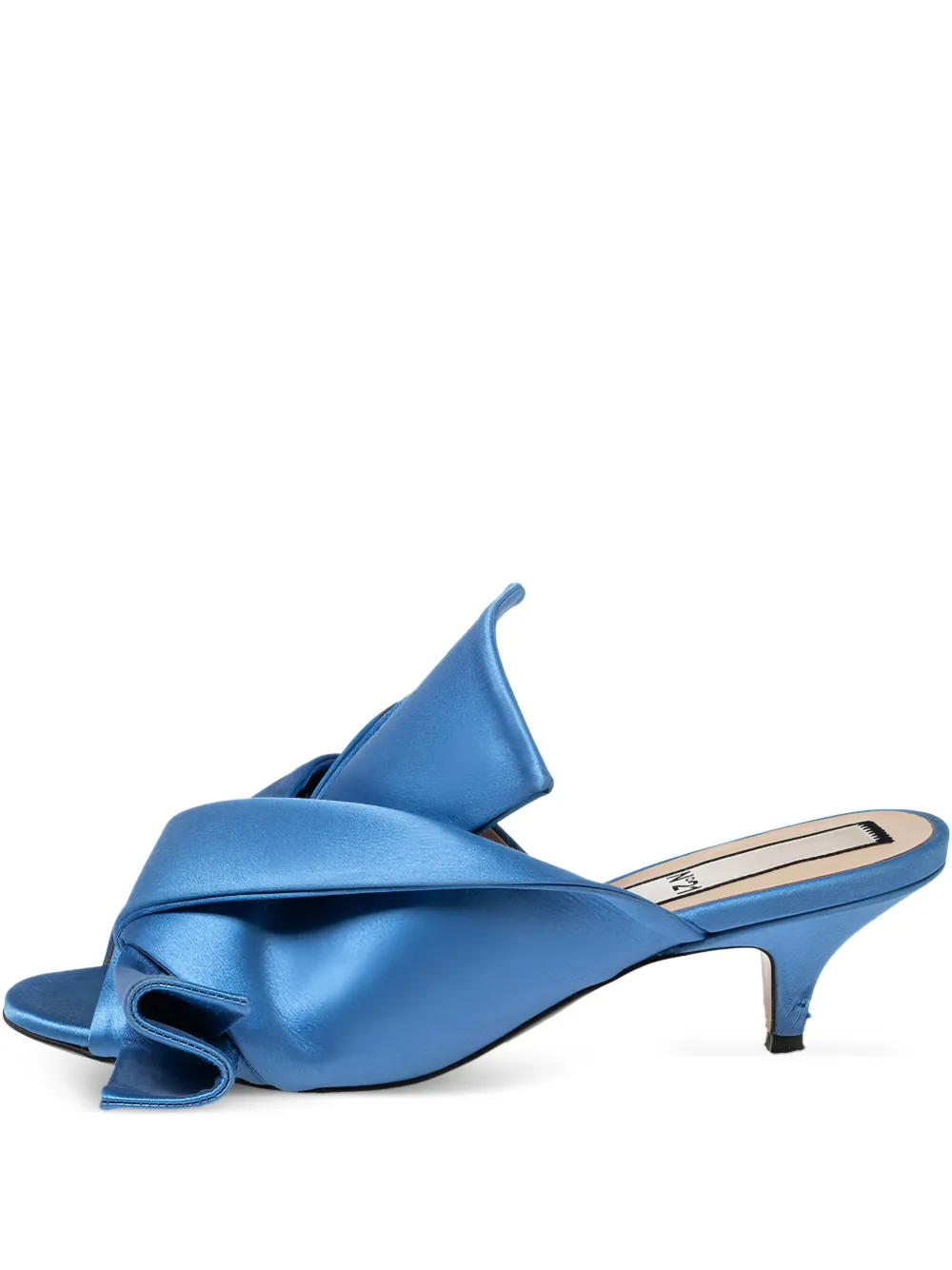 Nº21 pre-owned 55mm satin knotted sandals