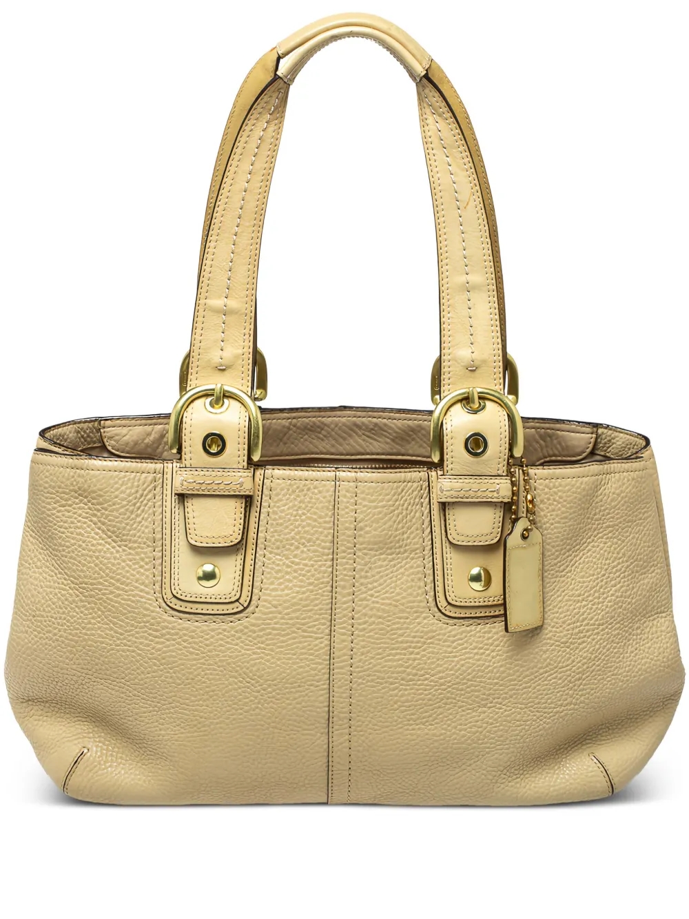 Soho textured-leather tote bag
