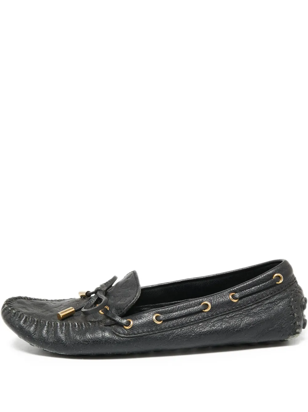 Louis Vuitton Pre-Owned Gloria ローファー - ブラック Louis Vuitton Pre-Owned Gloria ローファー - ブラック