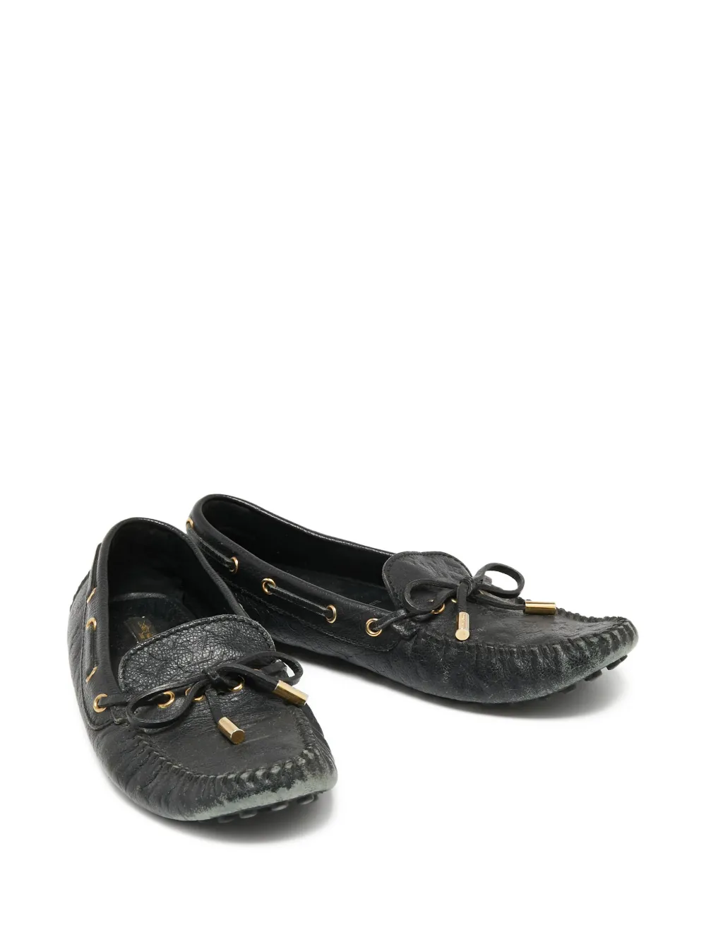 Louis Vuitton Pre-Owned Gloria loafers - Zwart