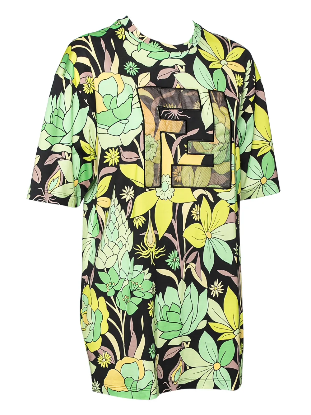Fendi Pre-Owned floral-print T-shirt | Image 2