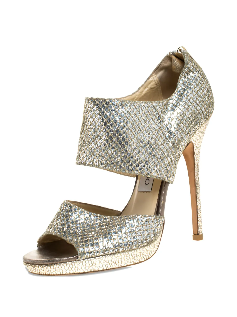 Jimmy Choo Pre-Owned glitter platform sandals | Image 2