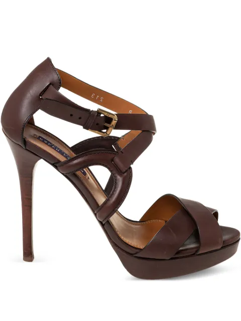Ralph Lauren Vintage sandalias con tacón de 130mm 2023