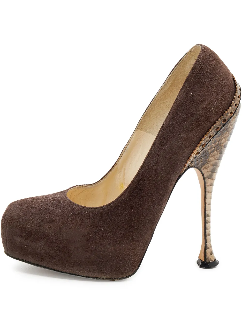 Brian Atwood escarpins pre-owned 160 mm en daim | marron | Image 1