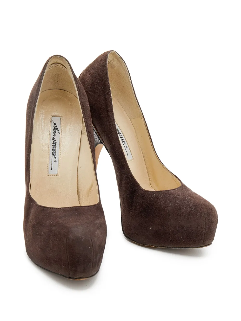 Brian Atwood escarpins pre-owned 160 mm en daim | Image 2
