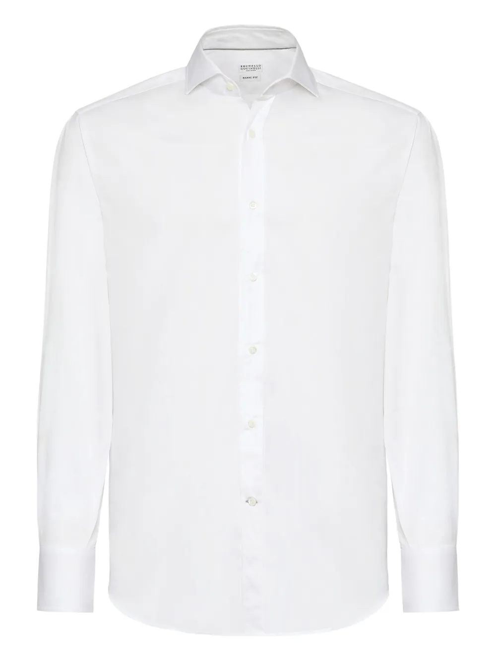 Brunello Cucinelli Katoenen overhemd Wit