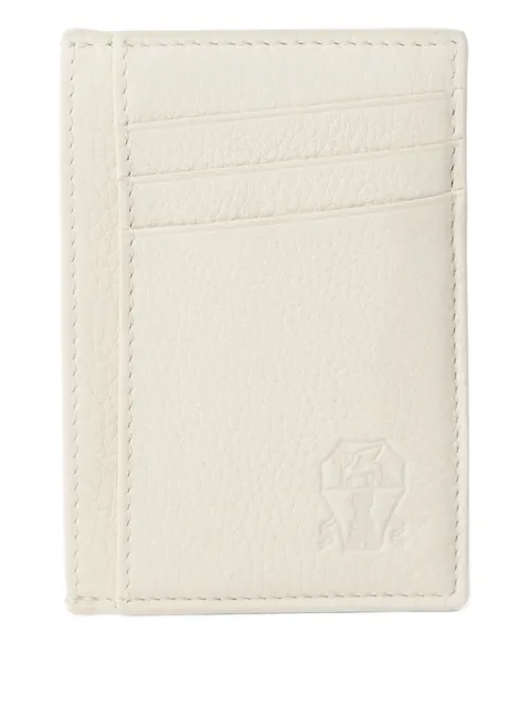 Brunello Cucinelli logo-debossed cardholder
