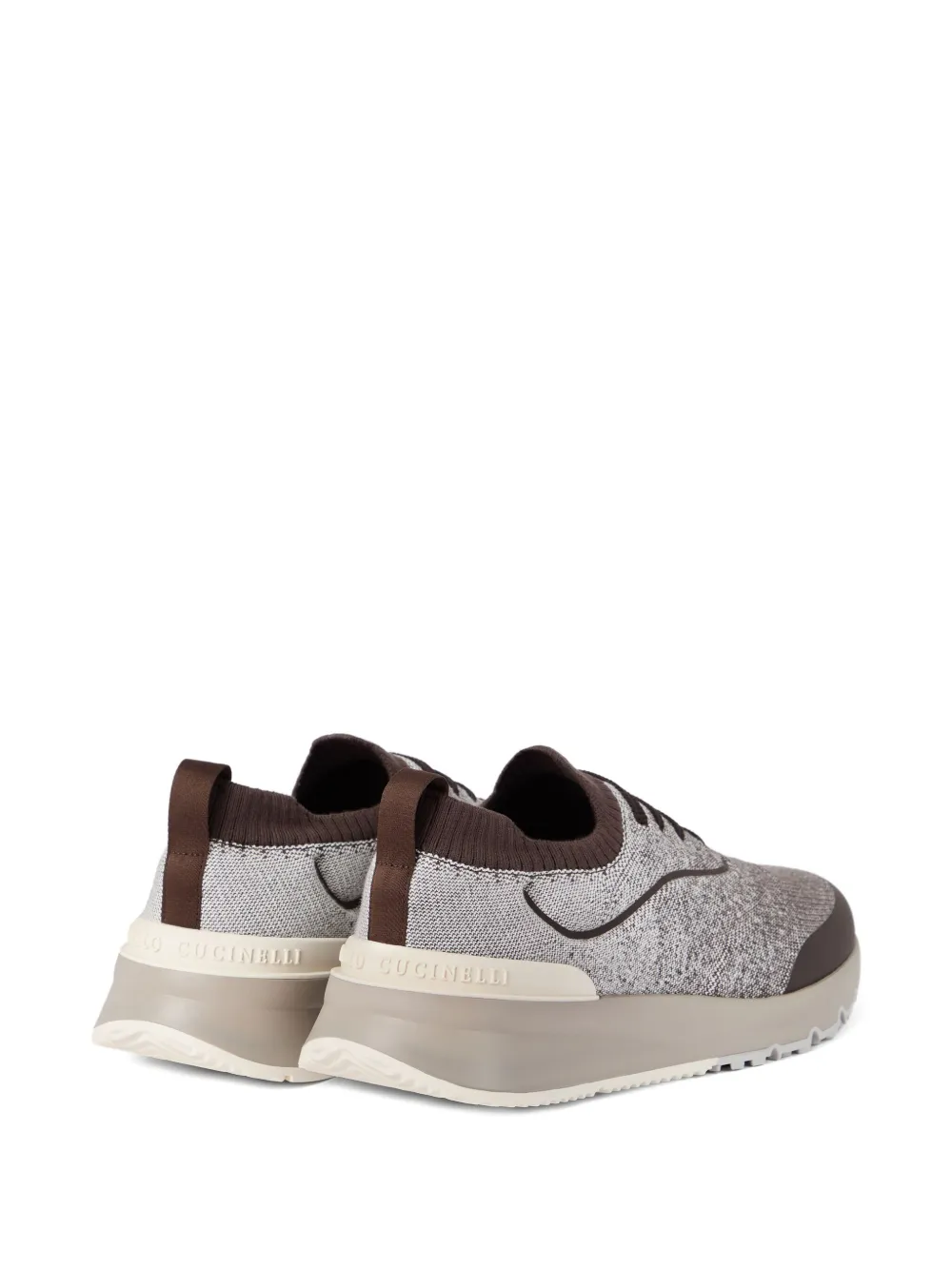 Brunello Cucinelli knitted sneakers Brown