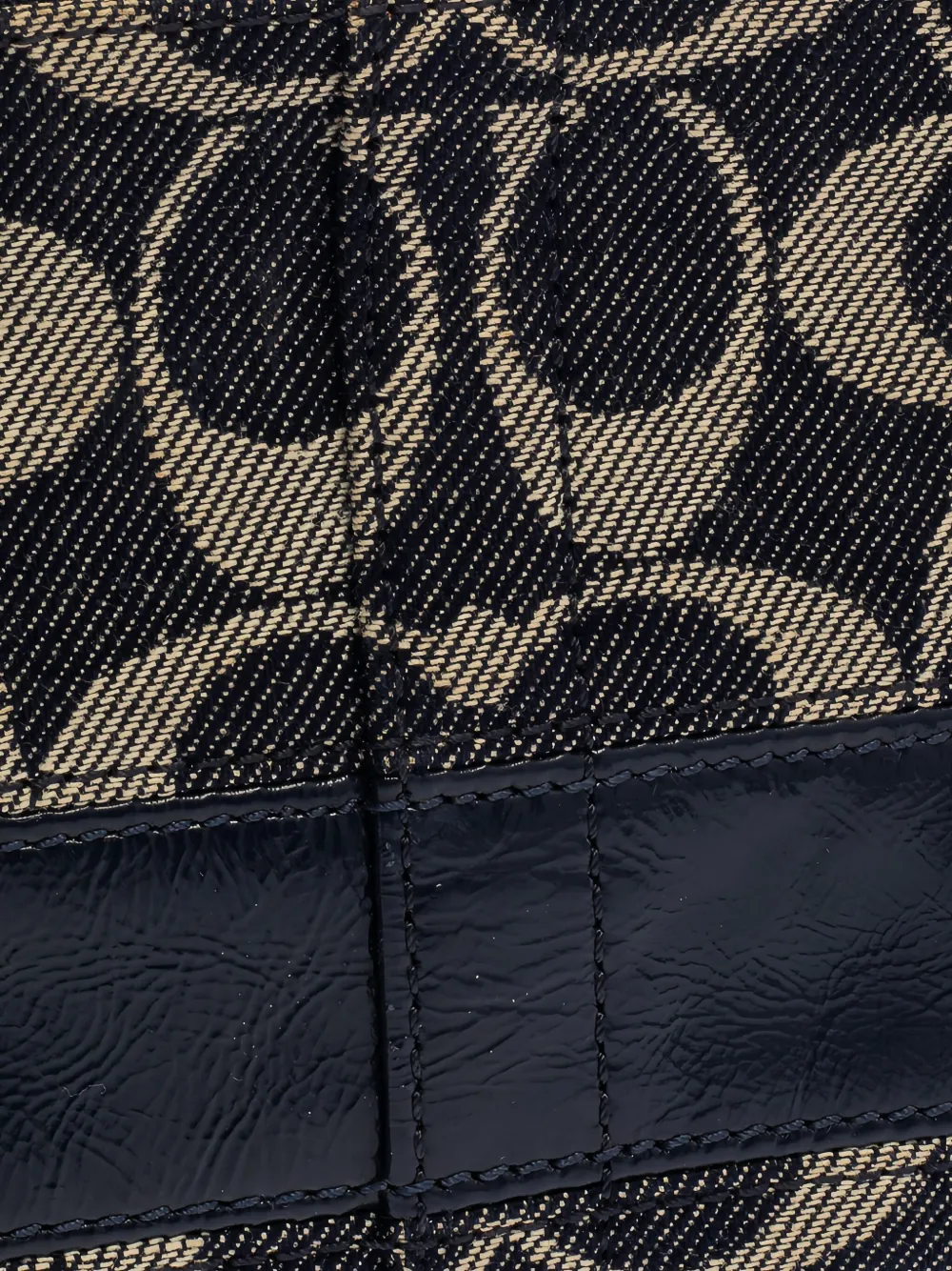 Pre-owned Coach Vintage Signature-pattern Wristlet Mini Bag