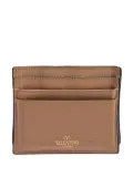 Valentino Garavani Pre-Owned Rockstud-embellished cardholder - Brown