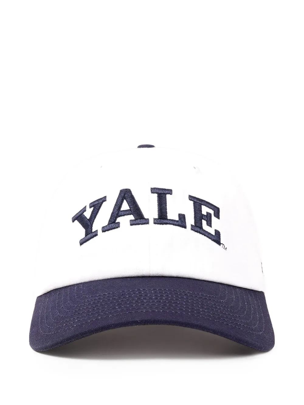 Sporty & Rich Cappello da baseball con logo Yale - Bianco