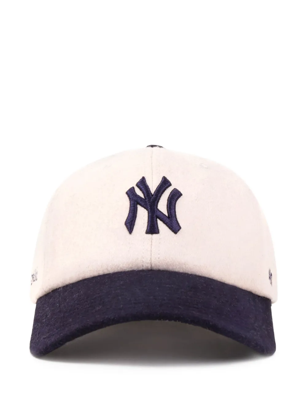 Sporty & Rich Cappello da baseball con logo ricamato - Toni neutri