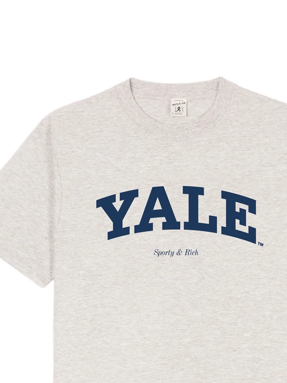 Sporty & Rich T-shirt met Yale-logo - Grijs