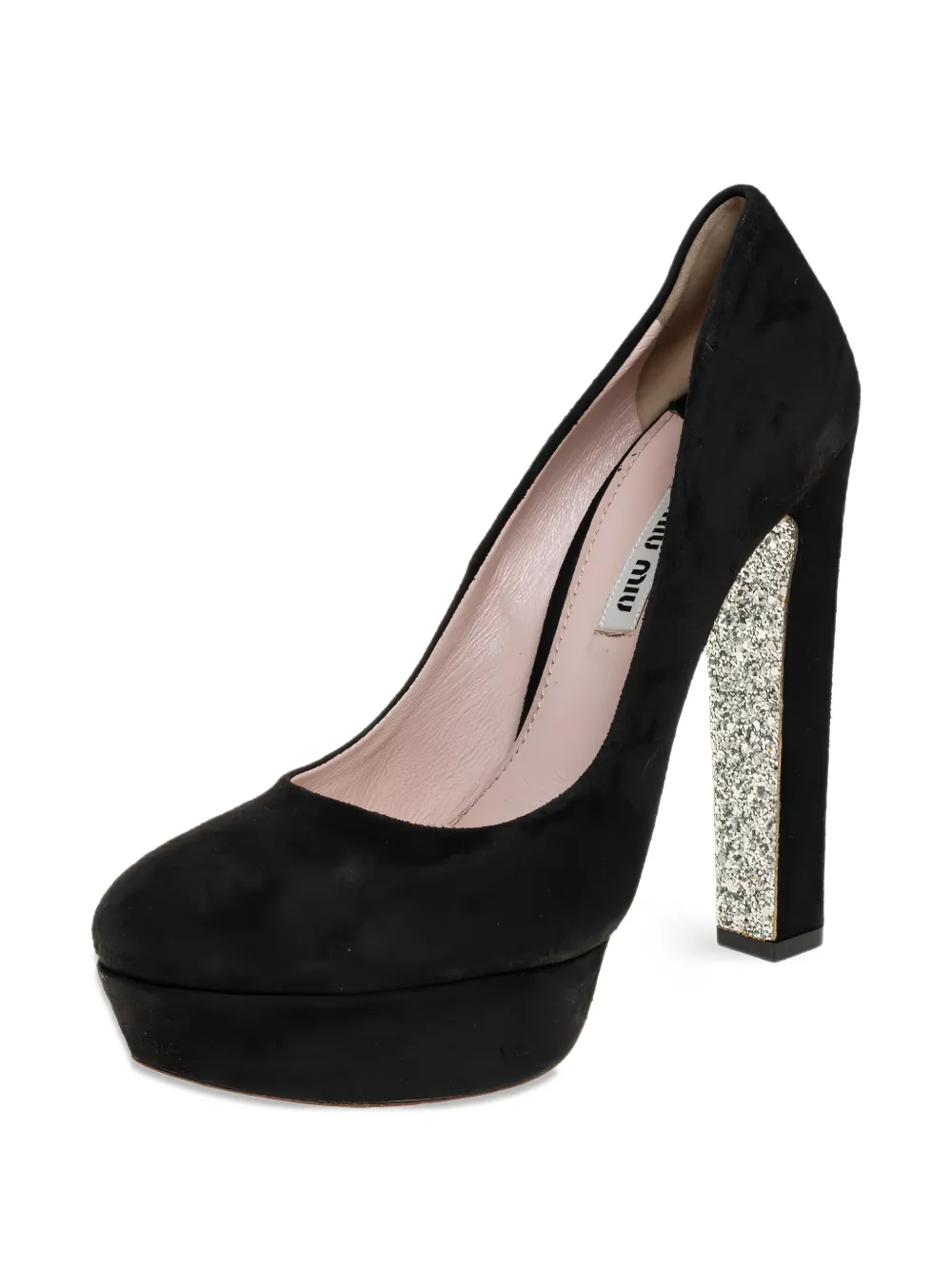 Miu Miu Pre-Owned escarpins en daim 140 mm | Image 2