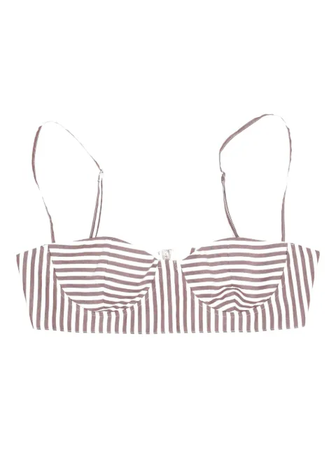 LA ROSE striped bralette