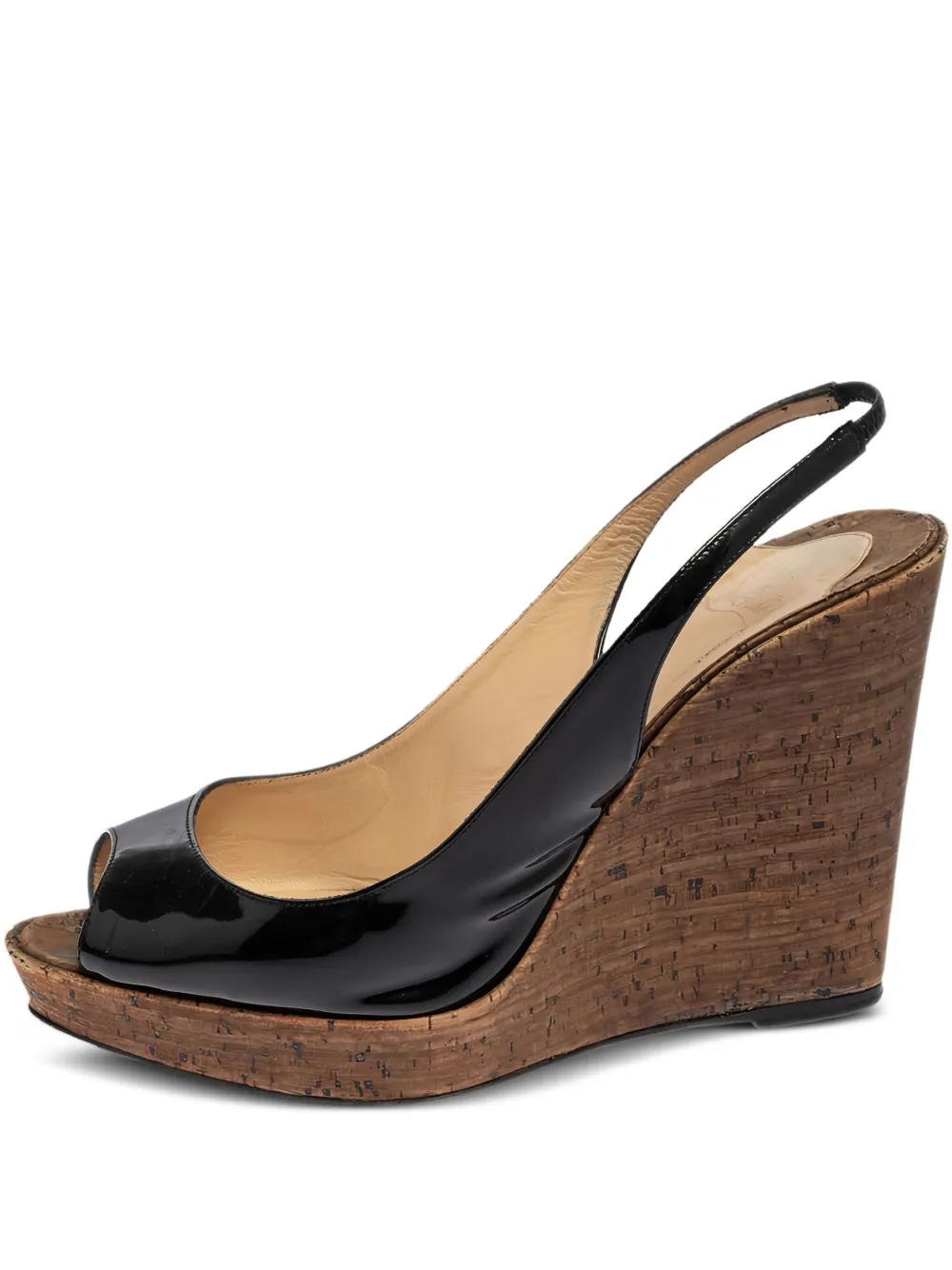 Christian Louboutin Pre-Owned Une Plume 120mm サンダル - ブラック Christian Louboutin Pre-Owned Une Plume 120mm サンダル - ブラック