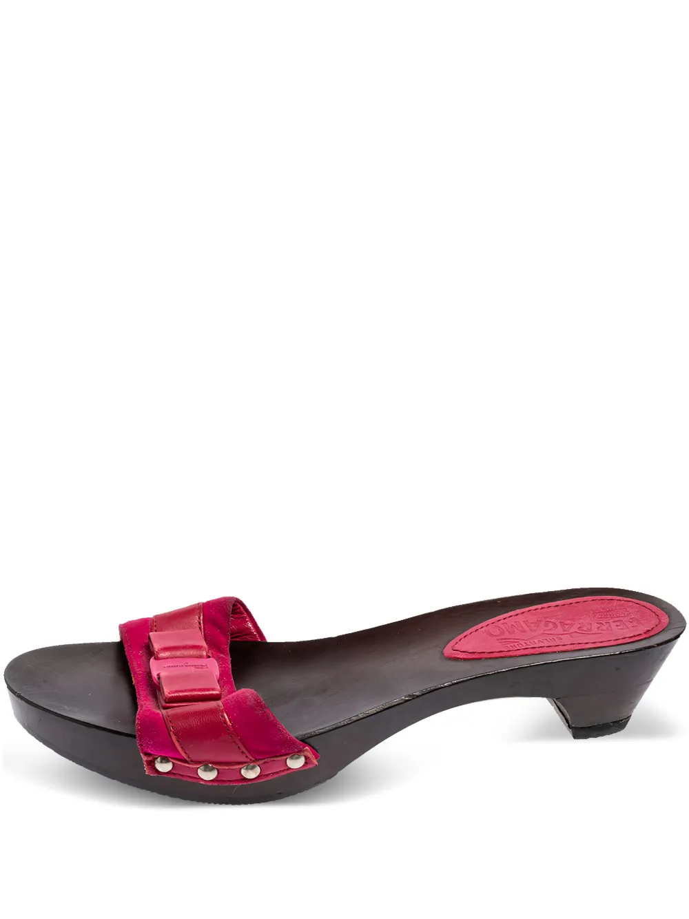 Ferragamo Pre-Owned 40mm Vara-bow sandals | Pink | Image 1